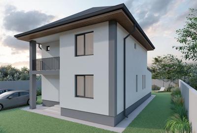 VIND CASA ELEGANTA in EDEN FOREST cu 4-5 camere 2-3 bai P+1+pod incalzire pardos - 3