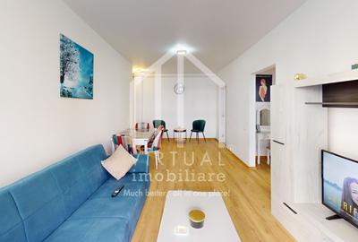 Apartament cu 2 camere semidecomandat în Ștefan cel Mare