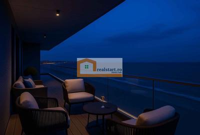 Vedere frontala la Mare, Prima linie, Penthouse tip Duplex, bloc Boutique - 9