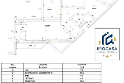 De vânzare apartament 4 camere, 2 baii, parcare, Micalaca Arad