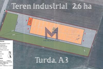 Teren Construcții intravilan de 25835 mp, în Exterior Sud