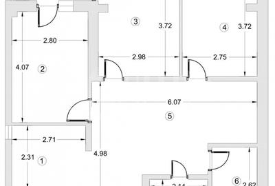 Apartament 4 camere finisat| Bloc nou | 2 Parcari incluse | Zona Rivus - 14