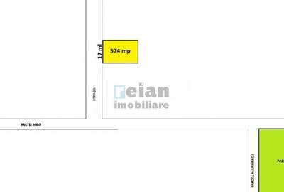 Voluntari - Matei Millo Central teren 624 mp, d-17, curent, apa, canal - 1