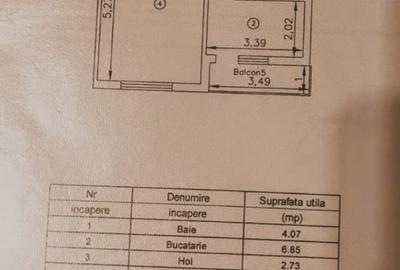 Garsonieră decomandată în Cug