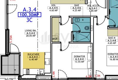 REA1026958 Apartament 3 camere l ONE Mamaia Nord I Faza I - 23