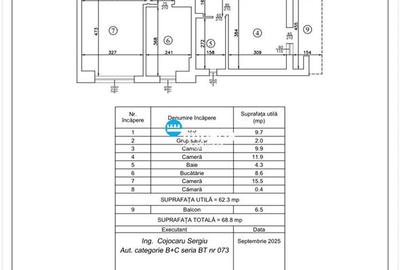Apartament 3 camere de vanzare Gara - 1