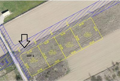? Teren intravilan - 4 loturi disponibile | Lugoj, Strada Crișan - 1