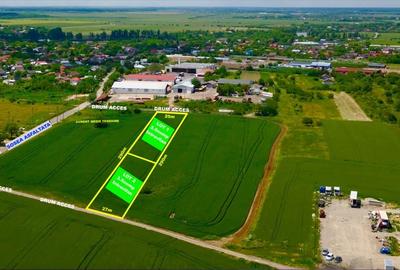 3.5oomp intravilan Petrachioaia Afumați, utilități, case si hale - 1