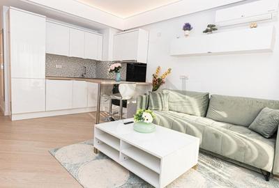 Apartament cu 2 camere semidecomandat, mobilat în Pipera