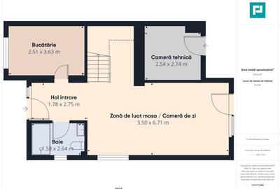 Duplex cu 3 camere și curte generoasă în Pișchia - 12
