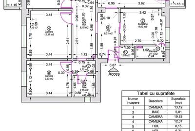 Apartament 4 camere,  decomandat, 96 mp, comison 0%. - 8