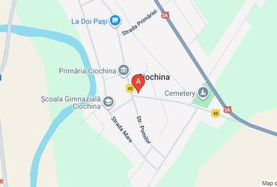 Casa 4 camere înalte, Ialomița, Ciochina, teren 1610 m, - 1