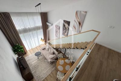 Penthouse mobilat si utilat modern - 89 mp, loc de parcare - 6