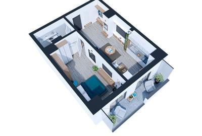 Apartament cu 2 camere decomandat în Nicolina