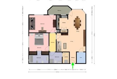 Apartament 3 camere -  114 mp utili - parcare - zona Zorilor, Cluj! - 7