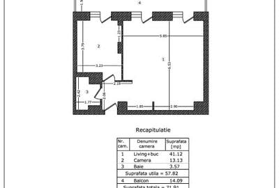 Marmura Residence, apartament nou cu terasa, 72mp, M Jiului - Kaufland Buc Noi - 14