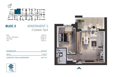 Apartament 2 camere | TORONTALULUI - METRO 2 - 9