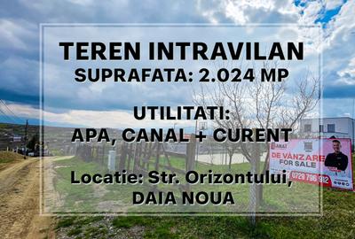 Teren Constructie Casa, 2000 mp, utilitati, Zona Bavaria / Daia Noua |VIDEO - 1