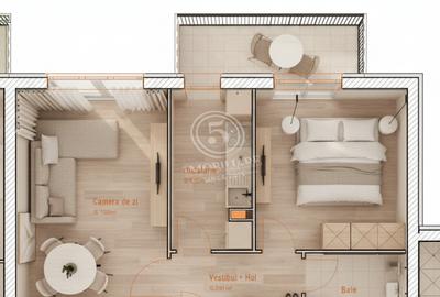 Ocazie Unică: 2 Camere  110.000€ (TVA 0%) în Cosmopolis - 6