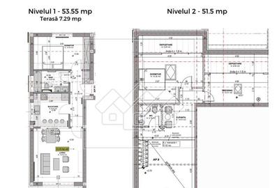 Penthouse 4 camere, intabulat, finisat la cheie (NCL-41D-Mi) - 17