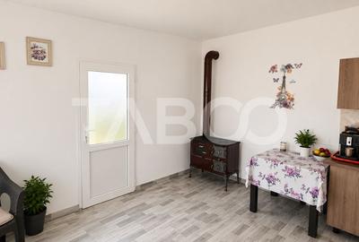 Teren de vanzare 500 mp + cabana la cheie cu utilitati Sura Mare - 3