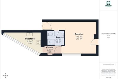 Apartament cu o cameră etaj 2 - Complex Studențesc - Timișoara - 11