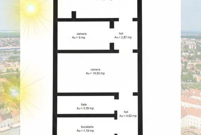 OCAZIE: 4 camere, etaj intermediar, la cheie, zona Circumvalatiunii - 7