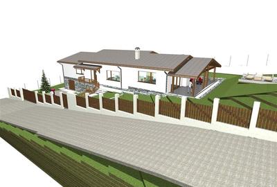 Casa mediteraneana  cu 1000 mp teren  zona Salistea Noua comision 0% - 1