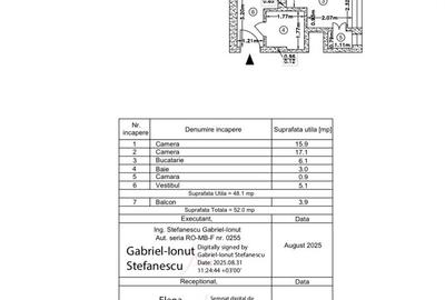 Floreasca Ceaikovski apartament cu 2 camere de vanzare lux - 19