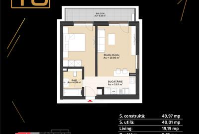 Studio nou | Fațadă ventilată | Finisaje Lux | Avans 5% | ALTO HOME - 14