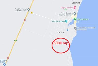 Teren 5000 mp, Costinesti, rezidential Sud Est-Golful Francezului - 2