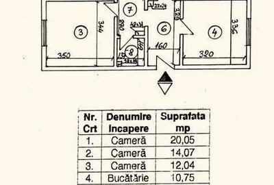 Vanzare Apartament 3 Camere Mall Vitan– Nerva Traian Bloc 1994 anvelopat - 5