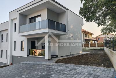 Duplex de vanzare 120mp utili, teren 375mp, curte pavata, semifinisat. - 1