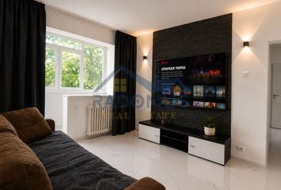 Apartament cu 2 camere semidecomandat, mobilat în Nord