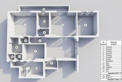 VAND 4(5) CAMERE ZONA DECEBAL-CALARASI - 1