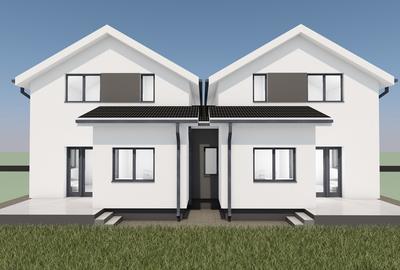 Duplex P+M despartit prin camera tehnica  intre Timisoara si Mosnita - 1