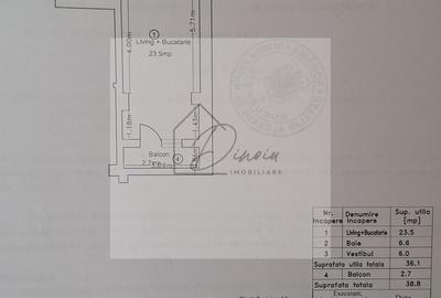 Studio Ivory Pipera I 39mp Balcon, Mobilat I TVAinclus I COMISION 0% - 4