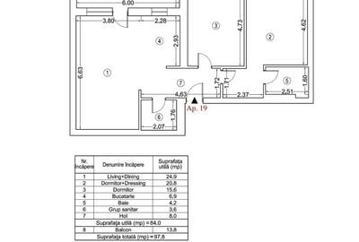 Apartament 3 Camere ARQA Jollie Village Erou Iancu Nicolae - 16