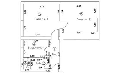 Apartament 2 camere de vanzare - zona ultracentrala!