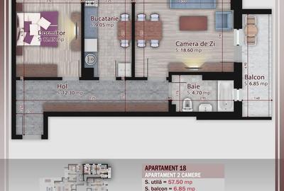 Apartament cu 2 camere decomandat în Theodor Pallady