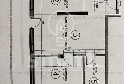 Apartament 2 camere 59mp+ terasa complex rezidential Borhanci - 3
