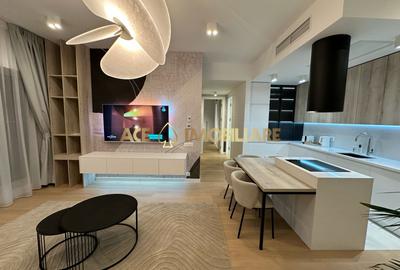 Apartament cu 3 camere semidecomandat, mobilat în Barbu Văcărescu
