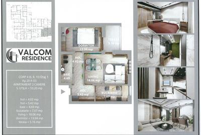 Valcom Residence Bartolomeu, 2 camere, terasa 5.44, Comision 0% - 5