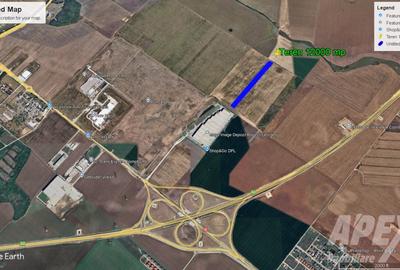 Teren 12.000 m | COMISION 0% | Popesti Leordeni- Mega Image Depozit - 1