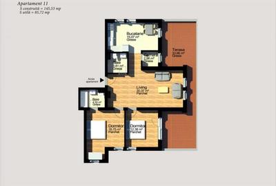 Vanzare Apartament 3 Camere - Bloc Nou, Finalizat, Zona Excelenta, Finisaje Prem - 22
