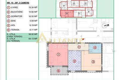 Apartament 2 camere Primarie Popesti 64 mp - 9