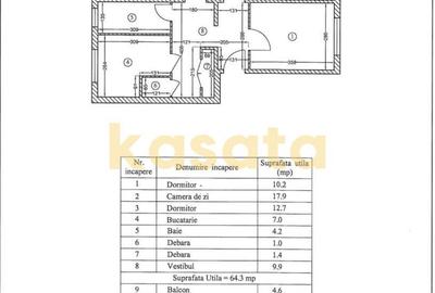 Apartament de 3 camere, luminos, vedere deschisa !! - 16