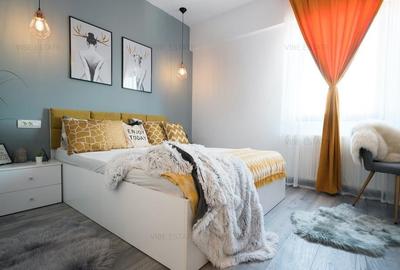 Apartament cu 2 camere semidecomandat, mobilat în Unirii