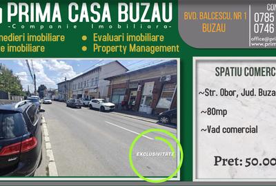 SPATIU COMERCIA ~ ZONA CENTRU / AL. MARGHILOMAN ~ 80MP ~ PRET: 50.000€