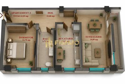 Apart 2 cam| Bloc nou| 68mp| Rate 3 ani| Burdujeni| ID:1779 - 10
